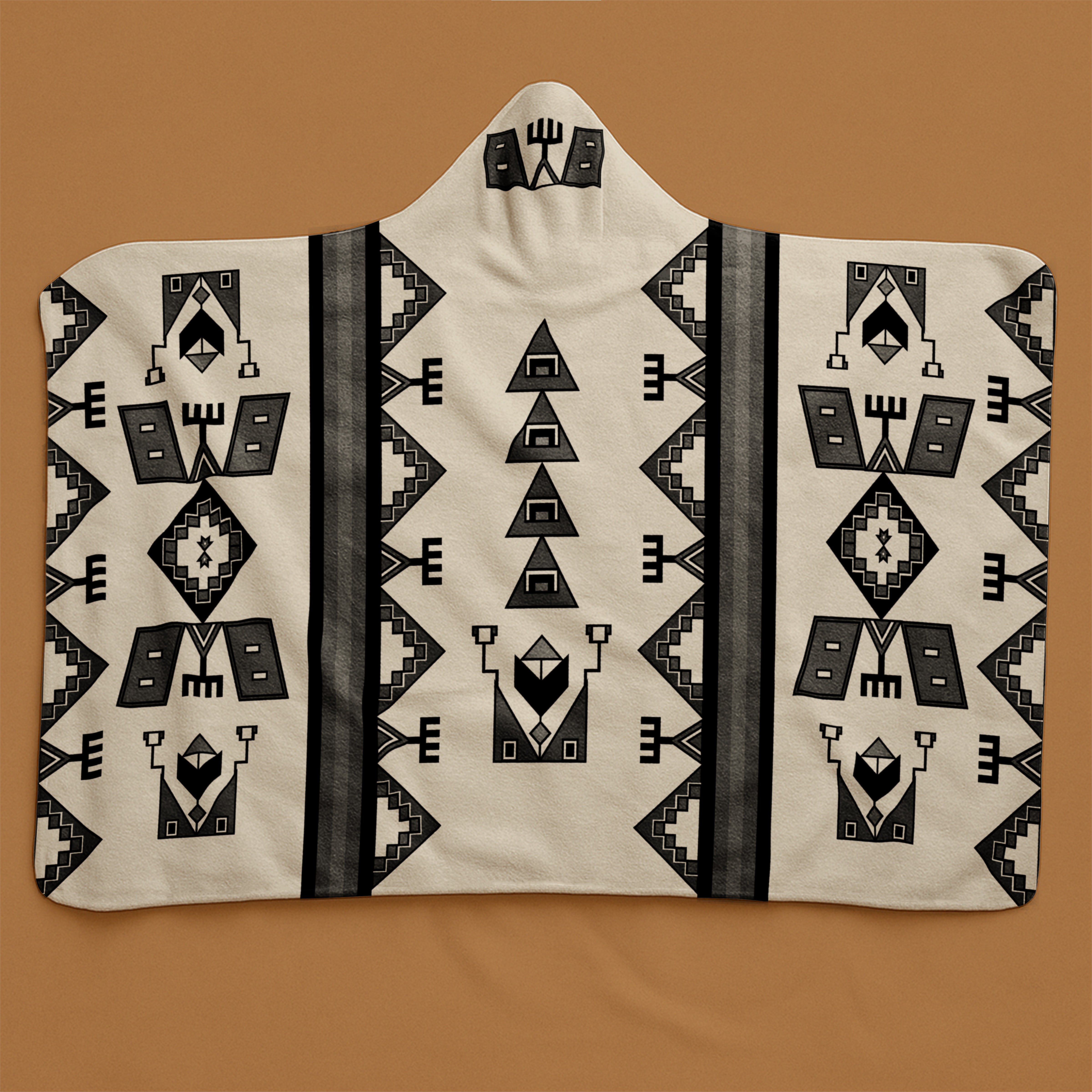 Thunder Drum Hooded Blanket