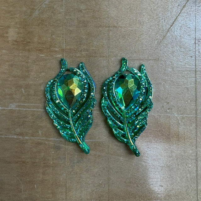 Feather Cabochons Set of 2