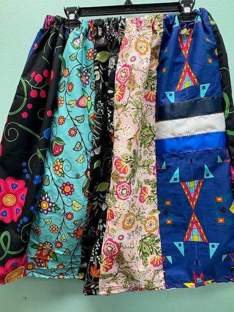 Patchwork Ribbon Skirt