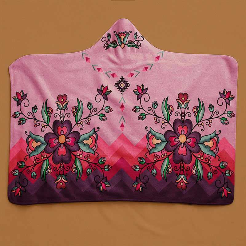 Amber Evening Garland Hooded Blanket