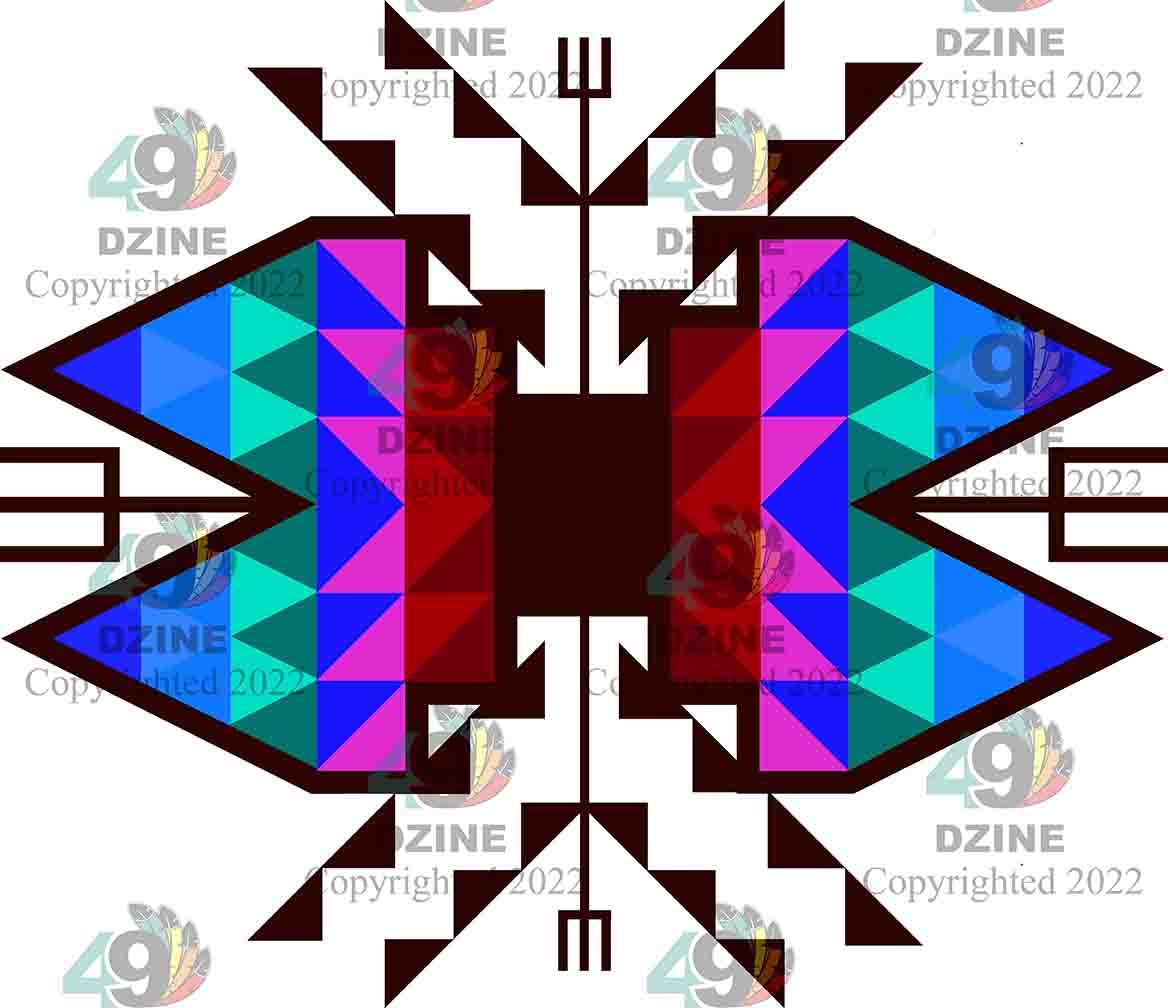 11-inch Geometric Transfer Sacred Trust