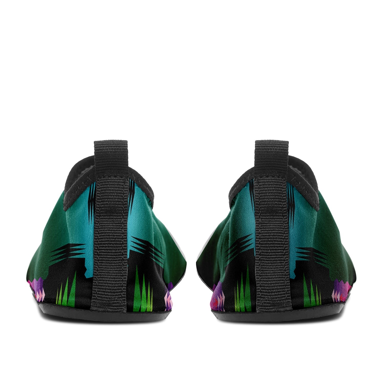 Kids Midnight Sage Turquoise Bearpaw Sockamoccs Slip On Shoes