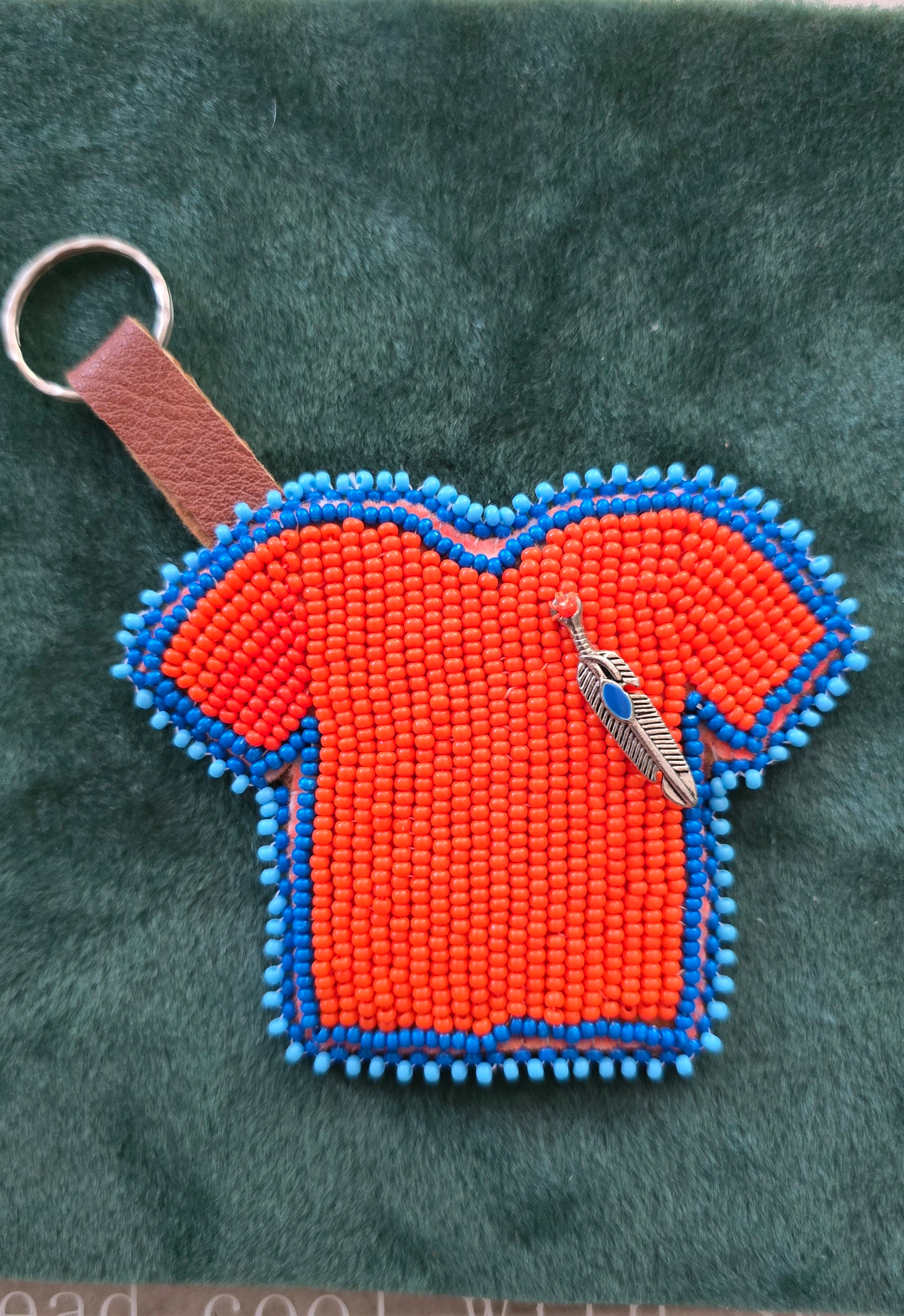 Madeline Desjarlais Orange Tshirt Keyring