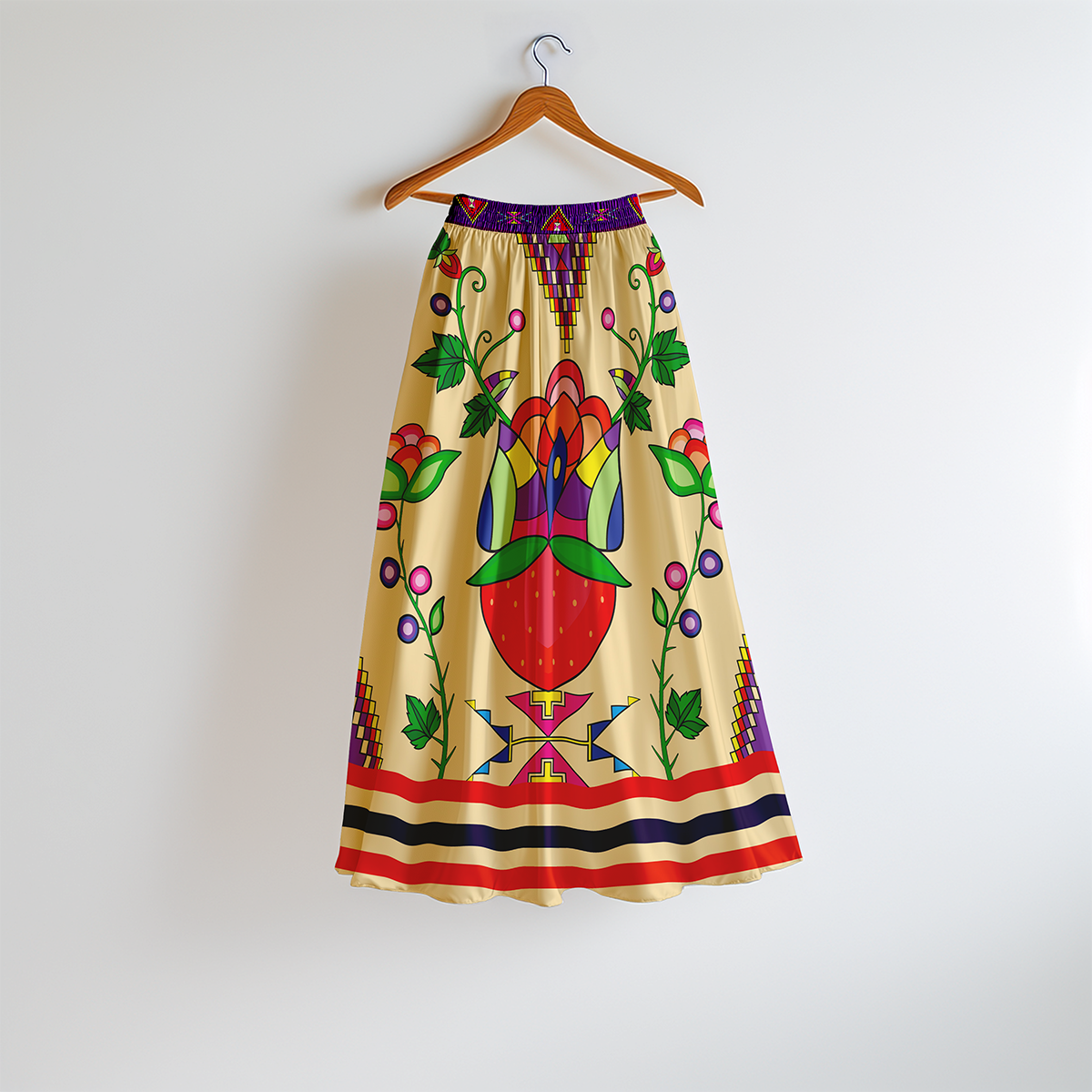 Heartberry Bloom Cream Skirt