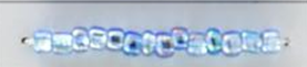 Silver Lined Seed Beads Size 11/0 - Rainbow Twinkle