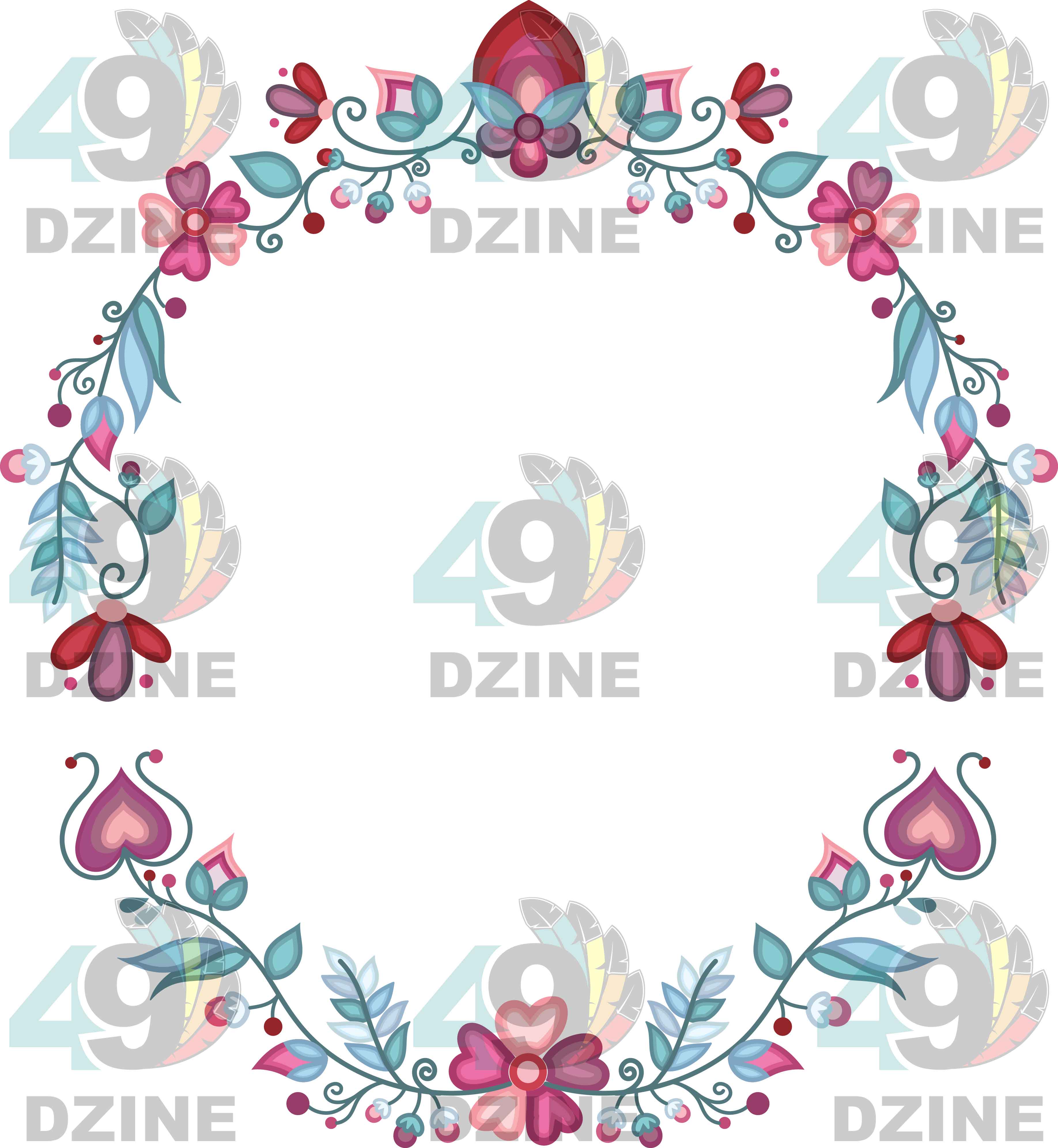 Aurora Blooms No Stroke Fedora Hat