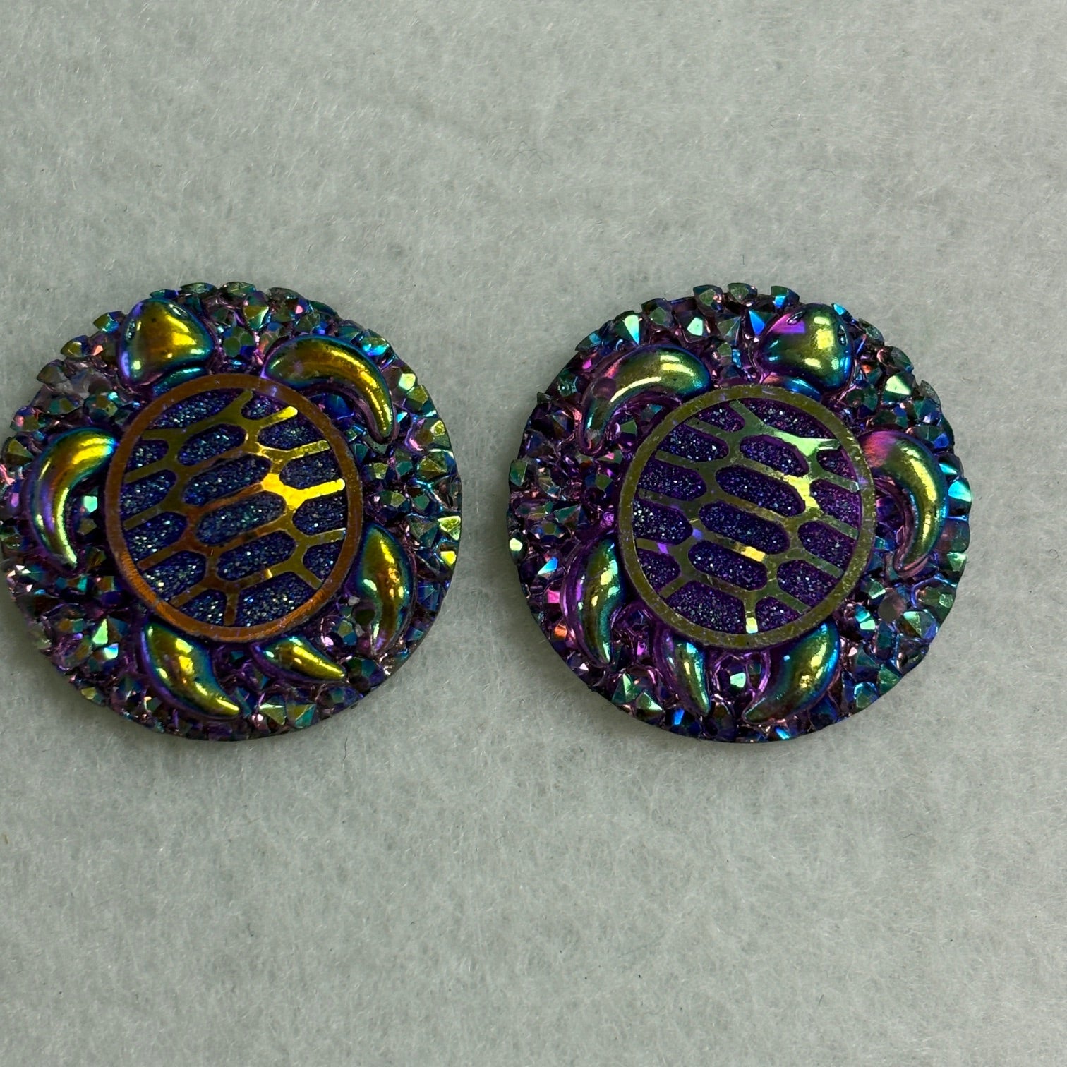 Turtle Cabochons Set of 2